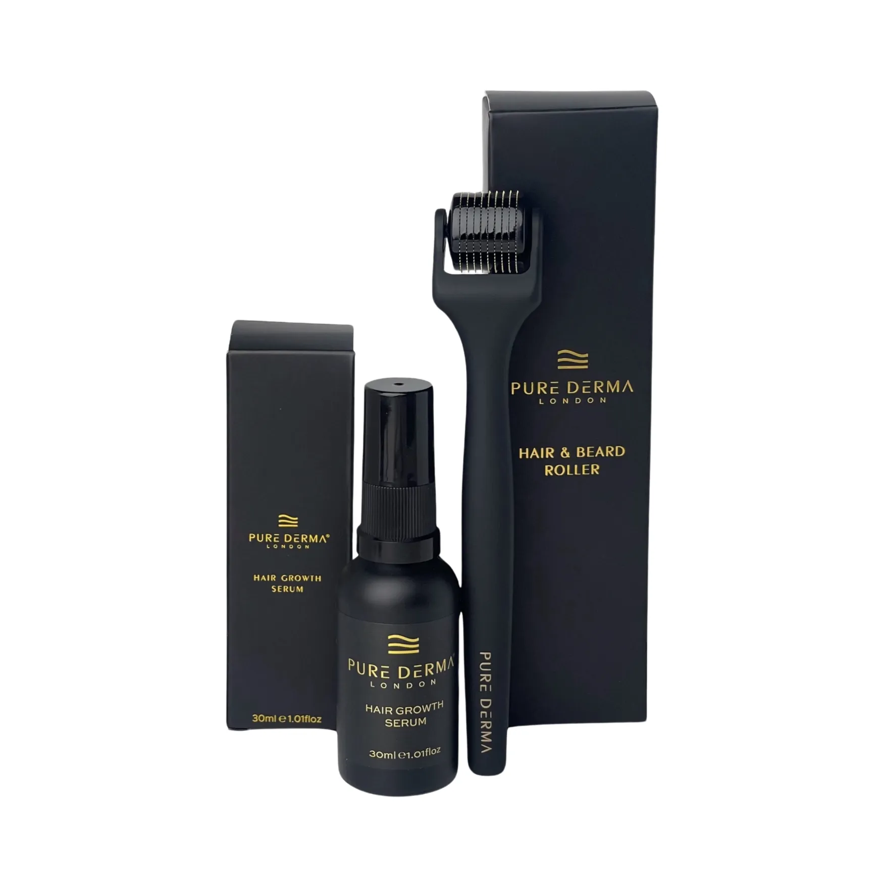 4 in 1 Hair Growth Kit with Microneedling Technology