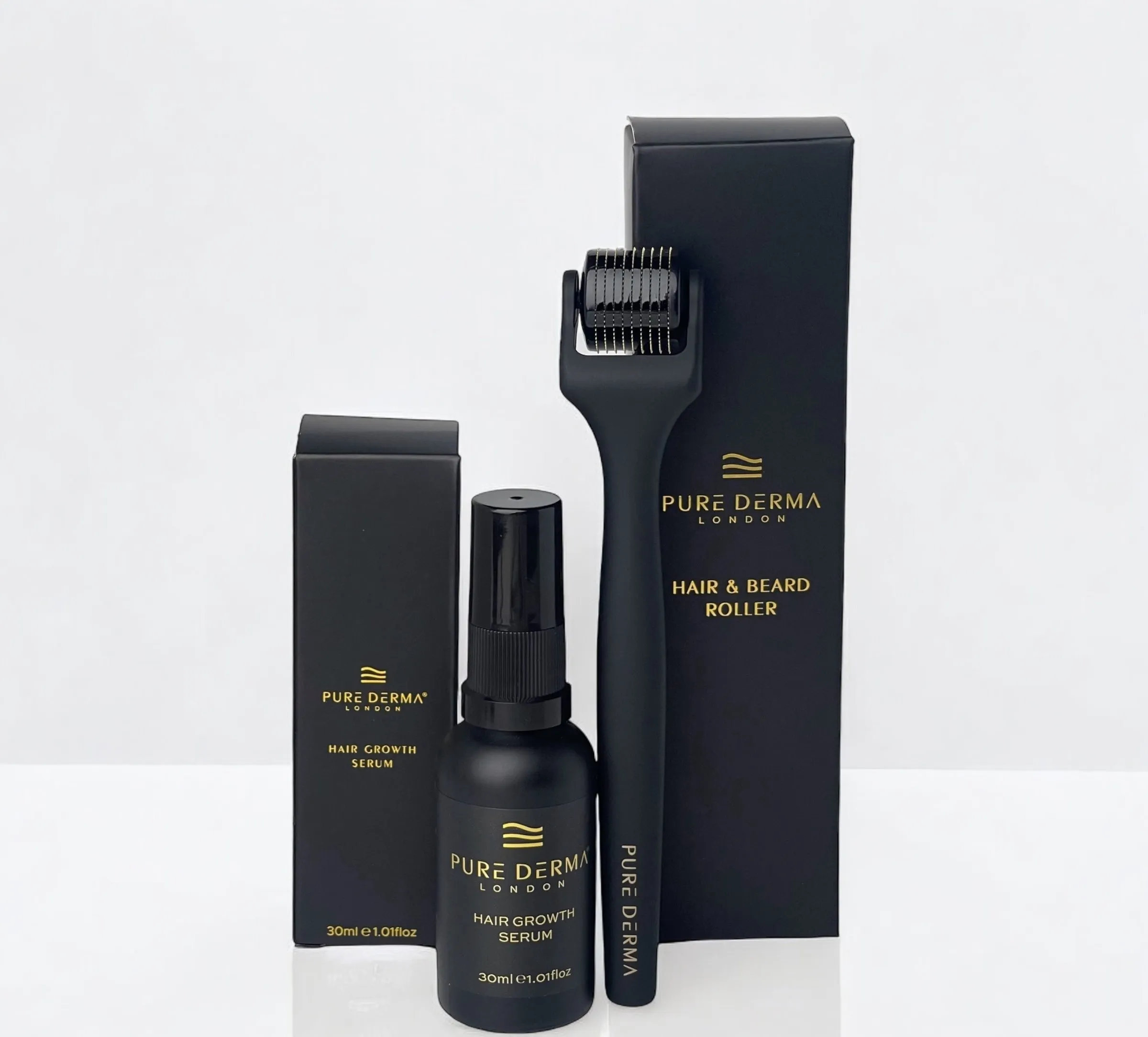 4 in 1 Hair Growth Kit with Microneedling Technology