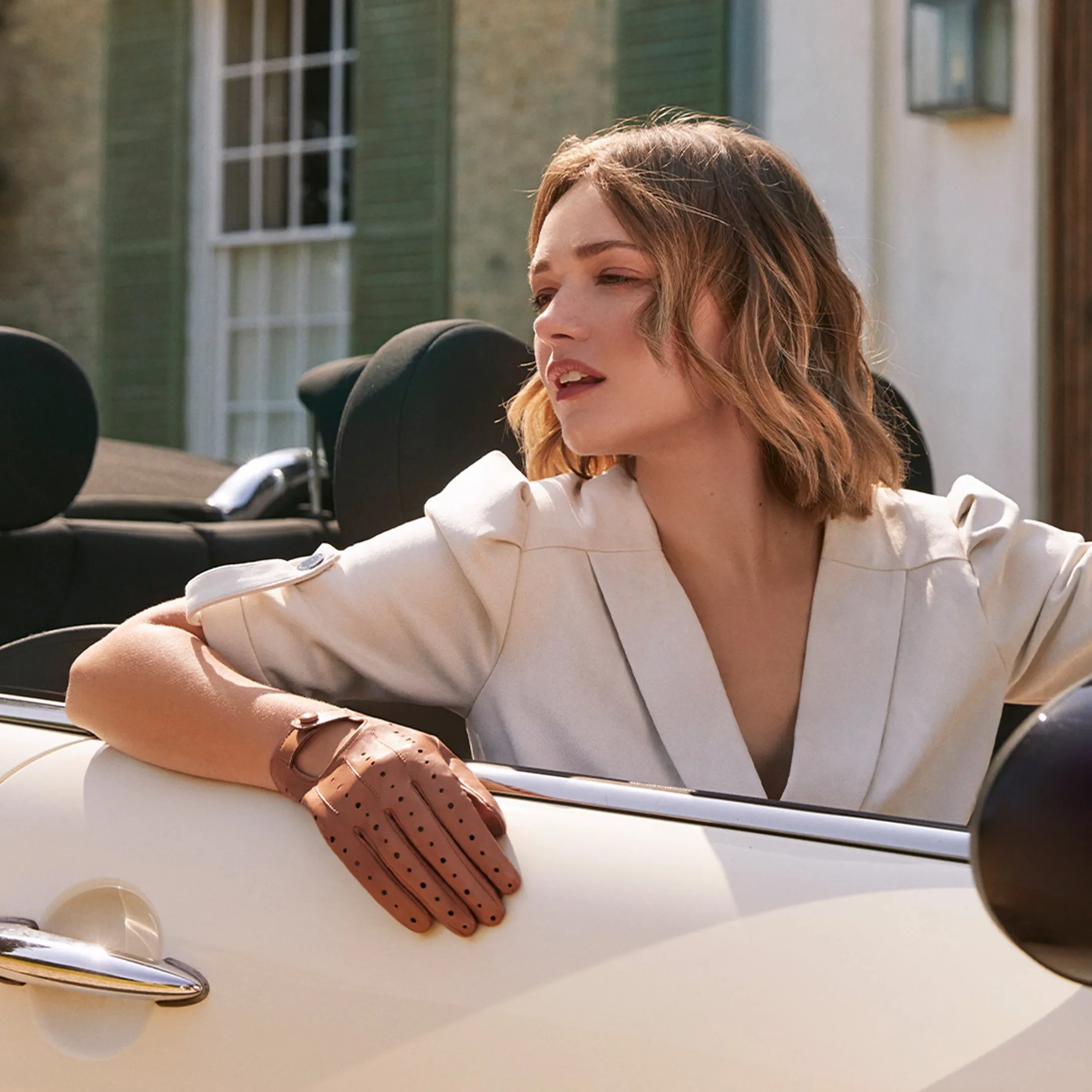 Adeline | Leather Driving Glove
