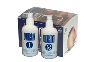 ALL hd PLEX bond treatment up to 80 application Italian formula Kit for Bleaching, Coloring, Perm and Relaxer application protection for All Hair Types, up to 80 Application Large Kit