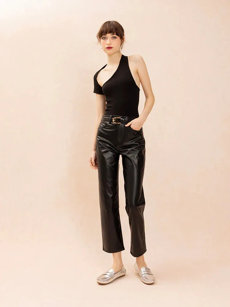 Ariana Metallic Penny Moccasins