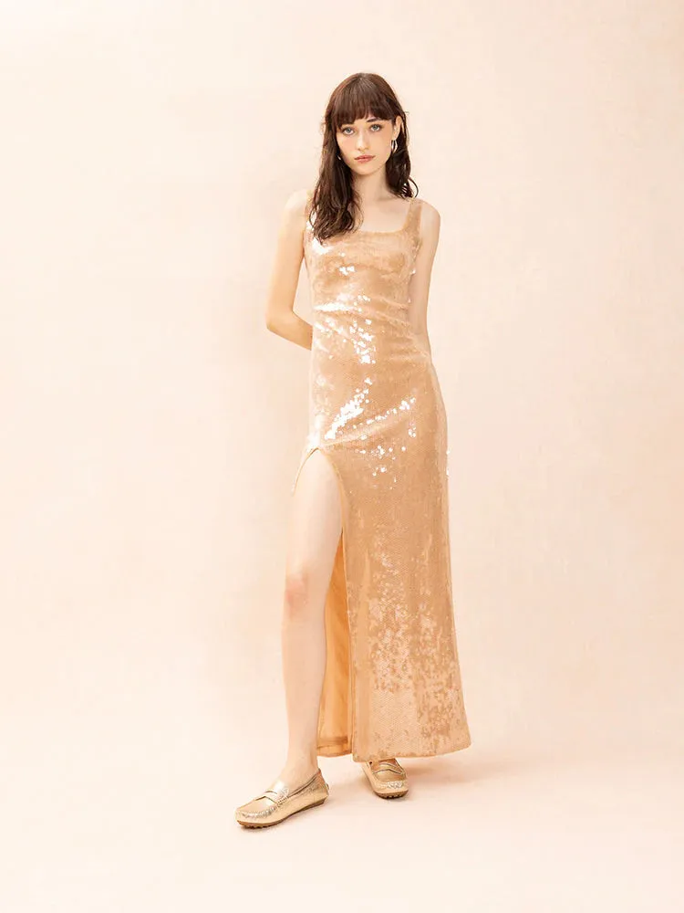 Ariana Metallic Penny Moccasins