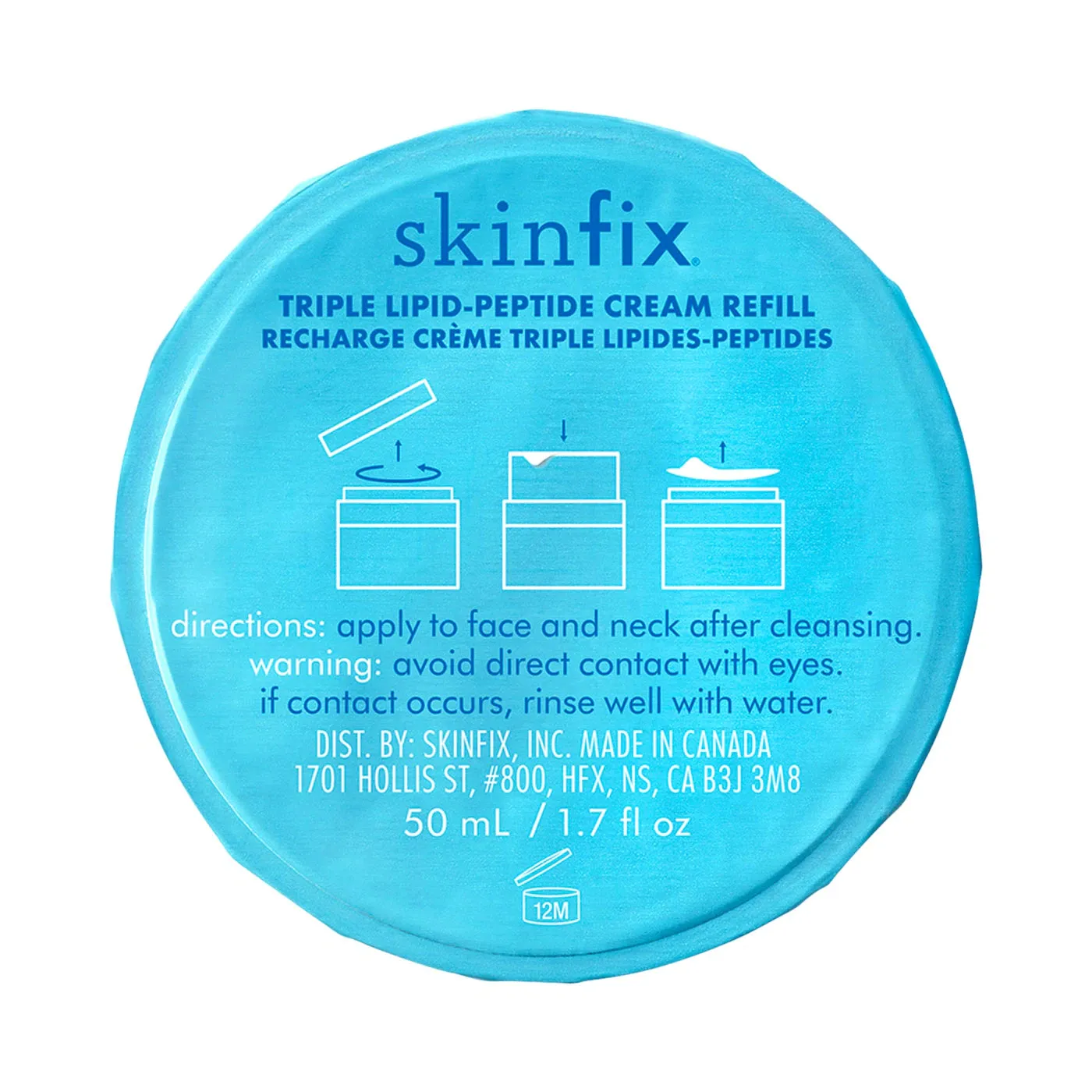 barrier  Strengthening and Moisturizing Triple Lipid-Peptide Refillable Cream with B-L3