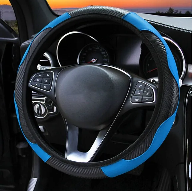 Carbon Fiber Car Steering Wheel Cover