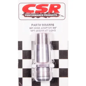 CSR Performance 3/4" NPT To #16 AN Hose