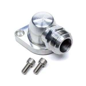 CSR Performance Water Neck - 90° - 20 AN Male - O-Ring - - Clear Anodize - Small Block Ford
