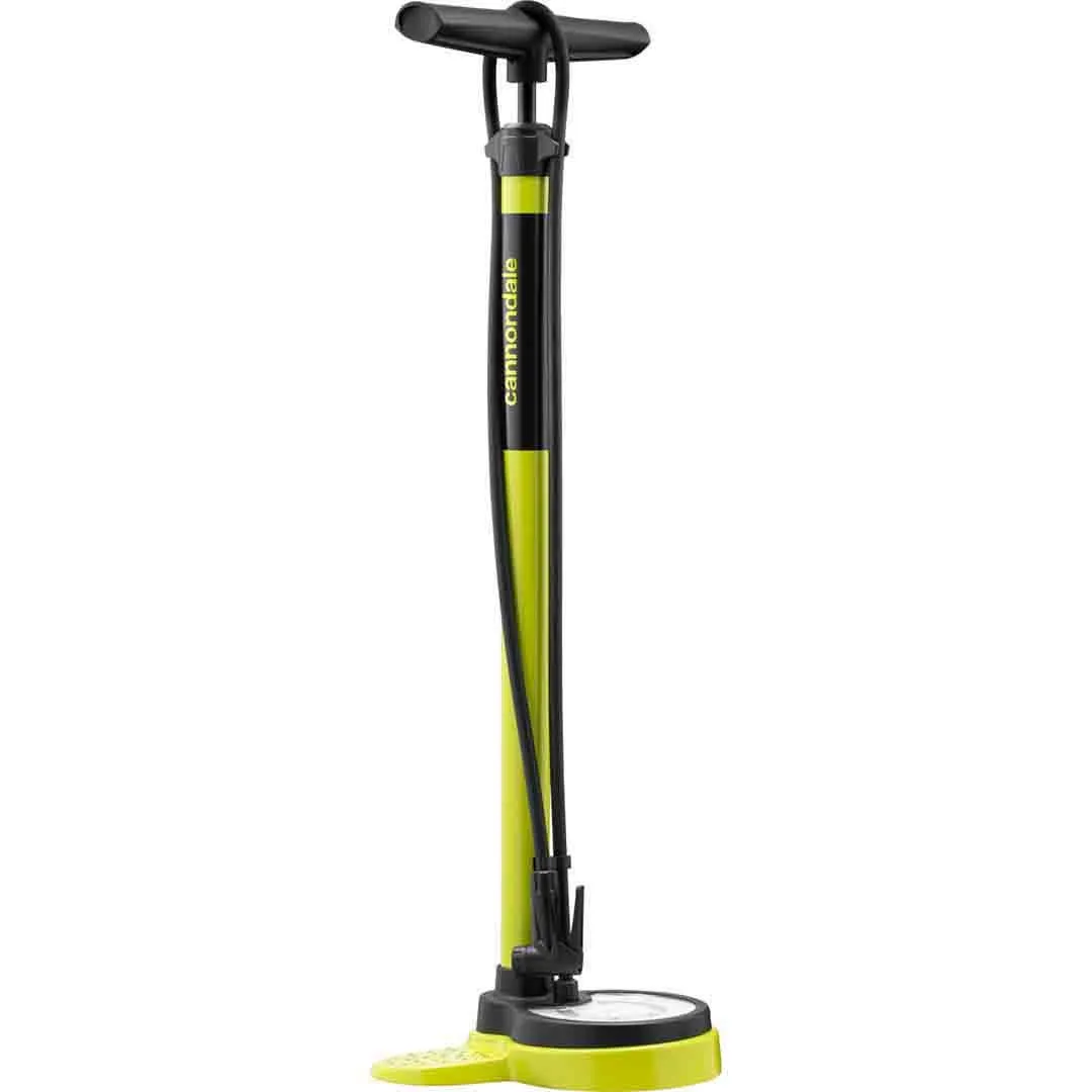 Essential Floor Pump Yellow