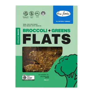 Fine Fettle Flats Broccoli and Greens Crackers 80g
