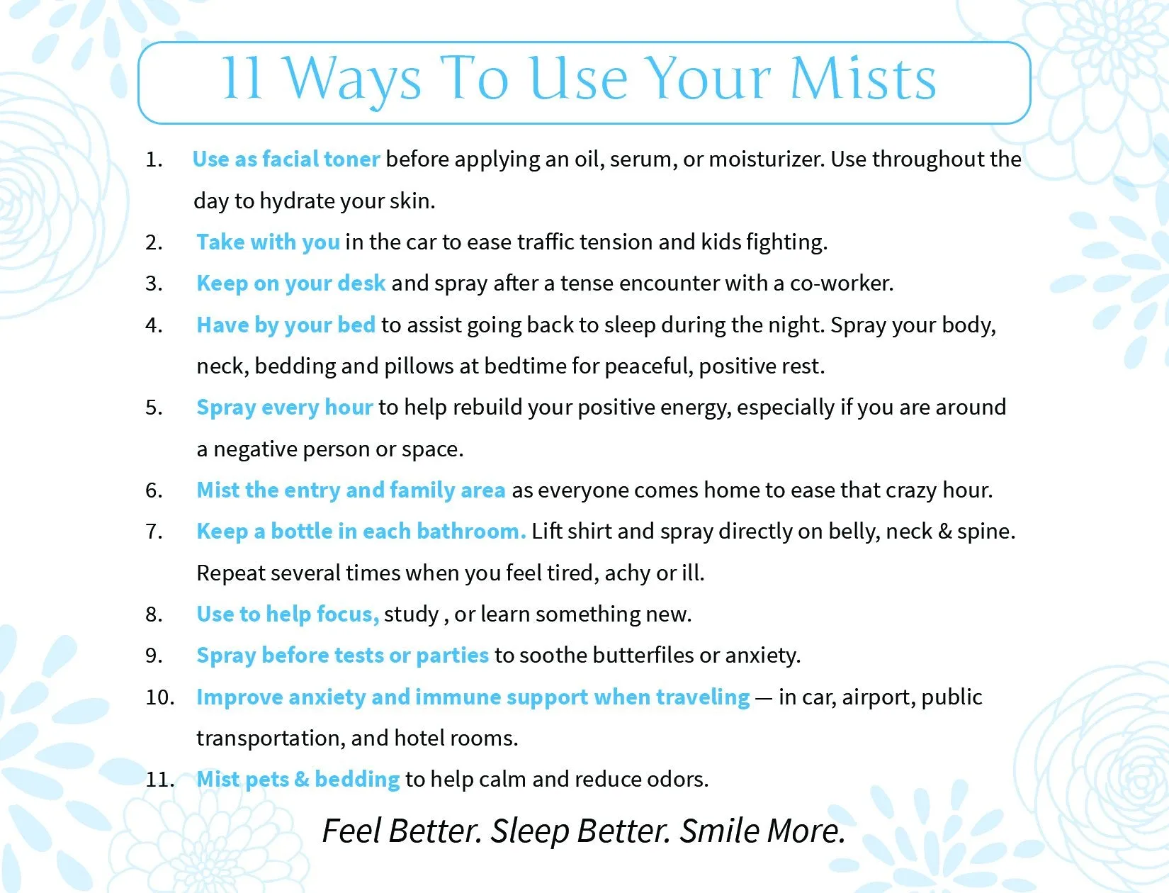 Fix-Me™ Mist Variety Set