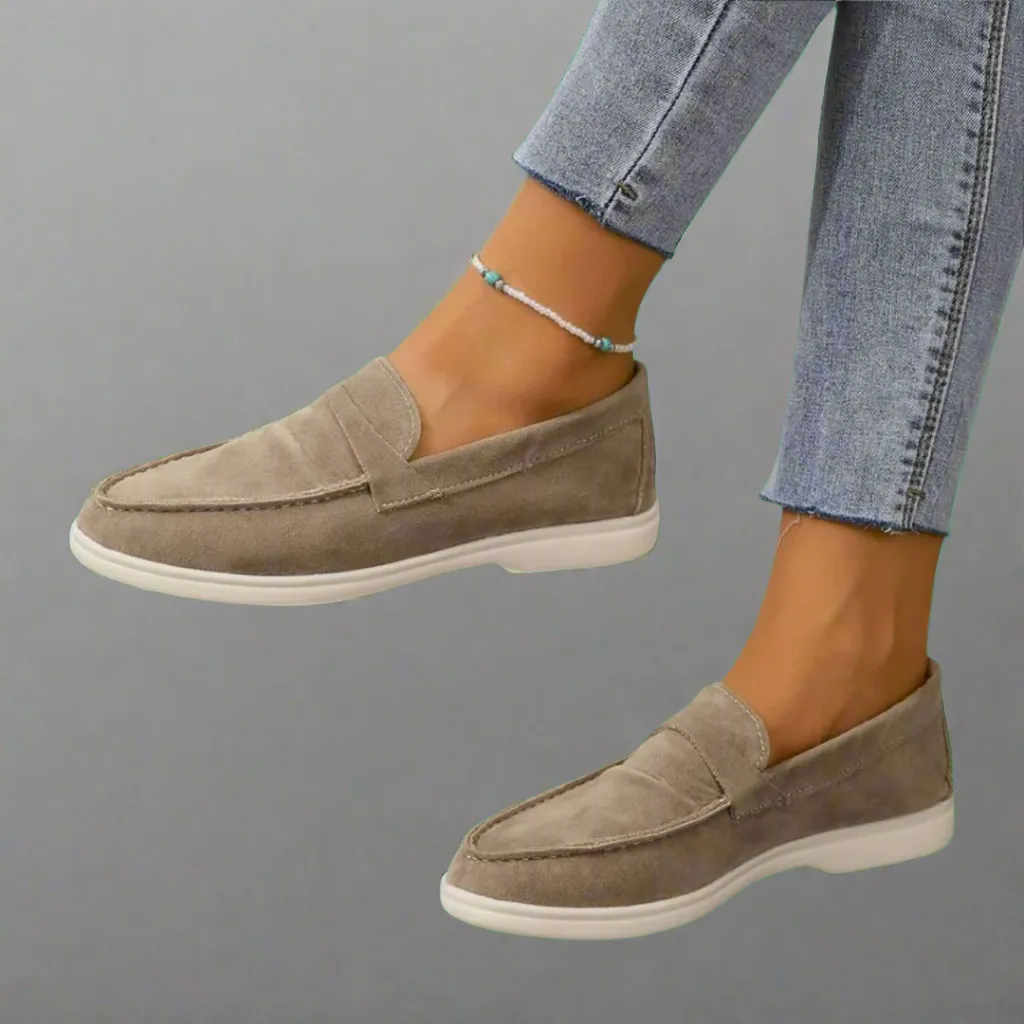 Hannah | Artisan Crafted Elegant Suede Moccasins