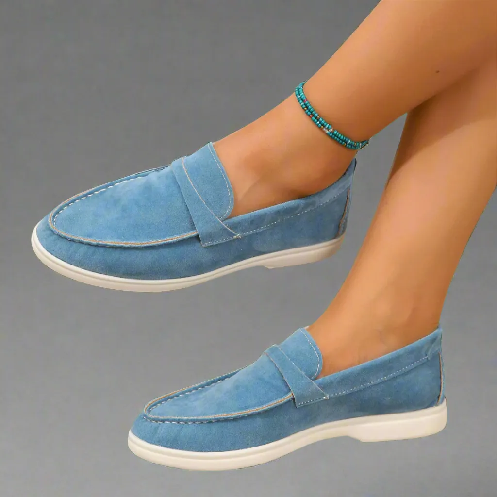 Hannah | Artisan Crafted Elegant Suede Moccasins