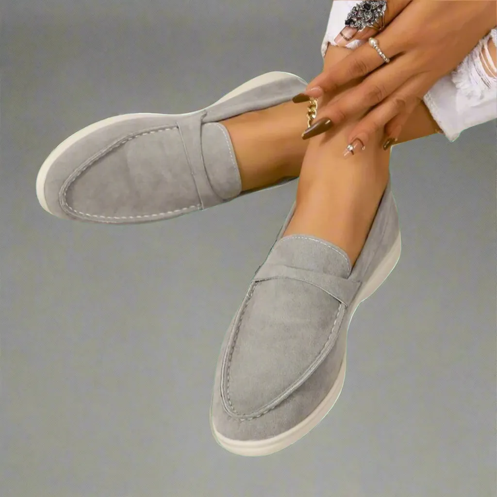 Hannah | Artisan Crafted Elegant Suede Moccasins