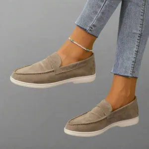 Hannah | Artisan Crafted Elegant Suede Moccasins
