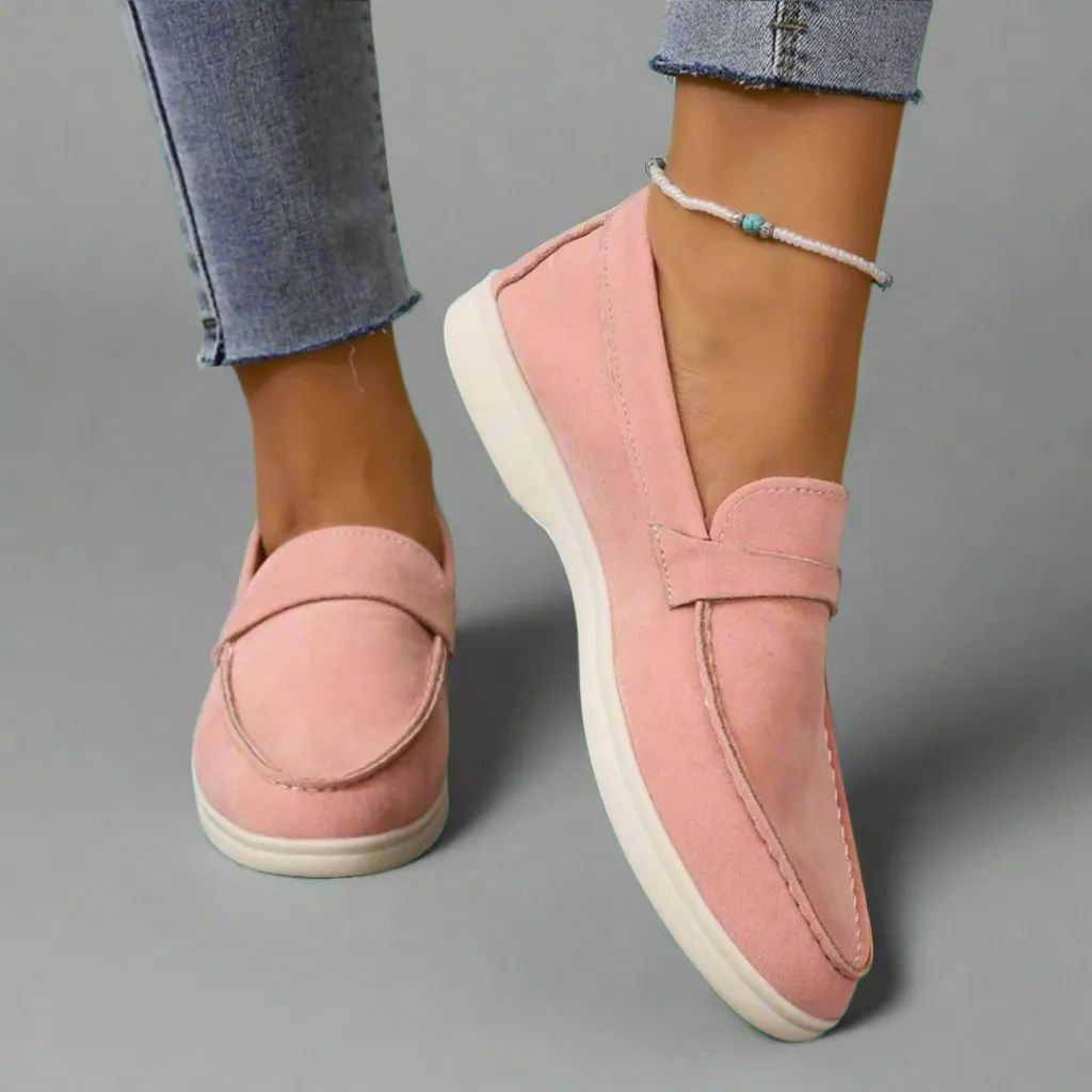 Hannah | Artisan Crafted Elegant Suede Moccasins