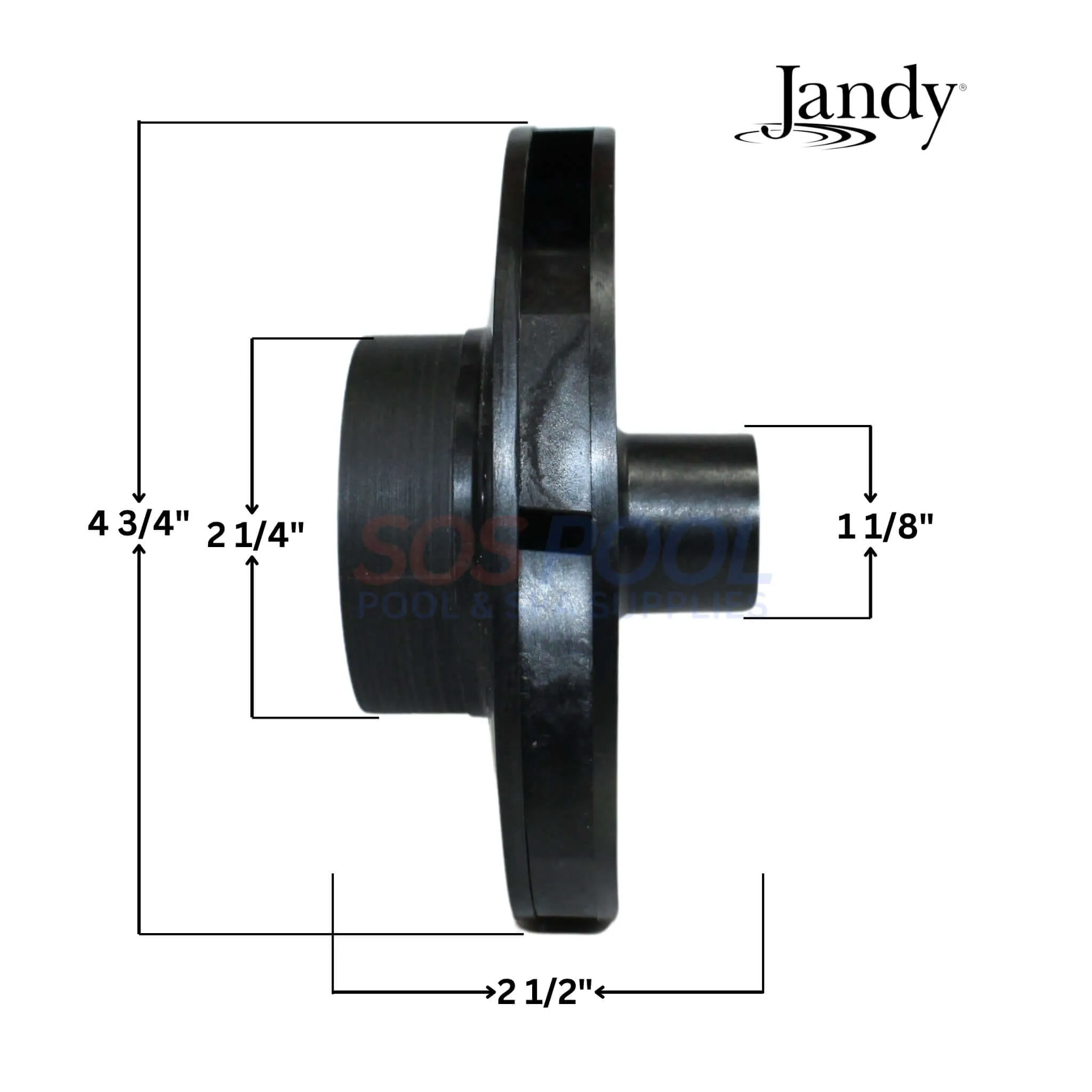 Jandy Impeller and Screw Kit with O-Ring For FloPro Pumps | 2.0 HP | R0479604