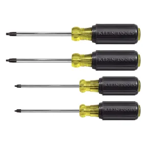 KLEIN 85664  -  4PC SQUARE RECESS SCREWDRIVER SET