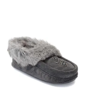 Manitobah Women's Tipi Suede Moccasin