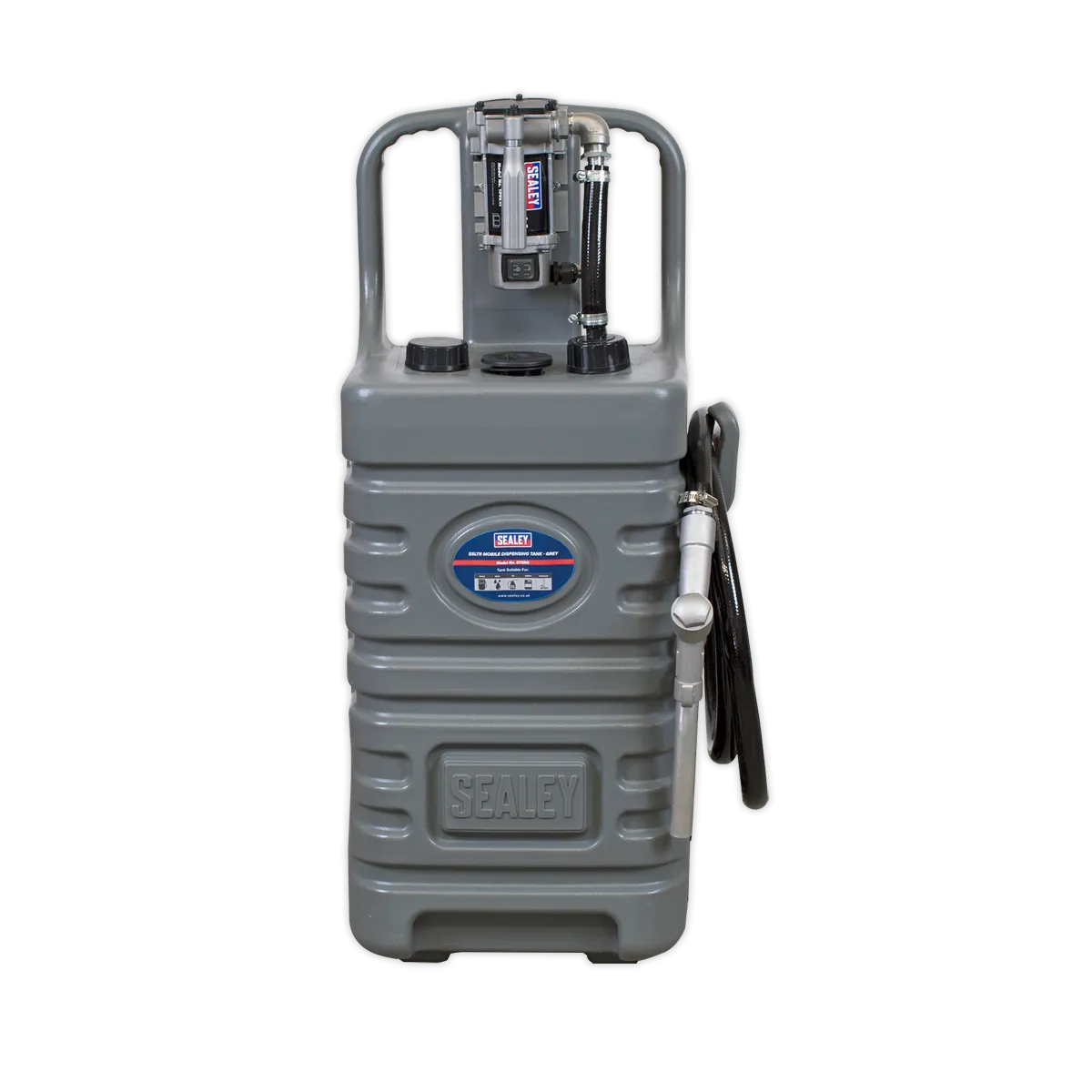 Mobile Dispensing Tank 55L with Diesel Pump - Grey