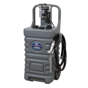 Mobile Dispensing Tank 55L with Diesel Pump - Grey