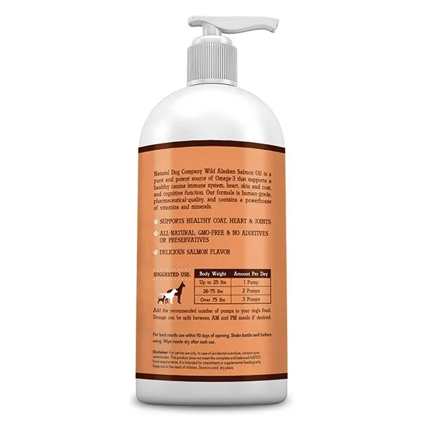 NATURAL DOG COMPANY - Wild Alaskan Salmon Oil