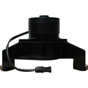 Proform Electric Water Pump - 1 in NPT Female Inlet - Adapter / Gaskets / Hardware - 6.000 in Height - Billet  - Black Powder Coat - Big Block Chevy