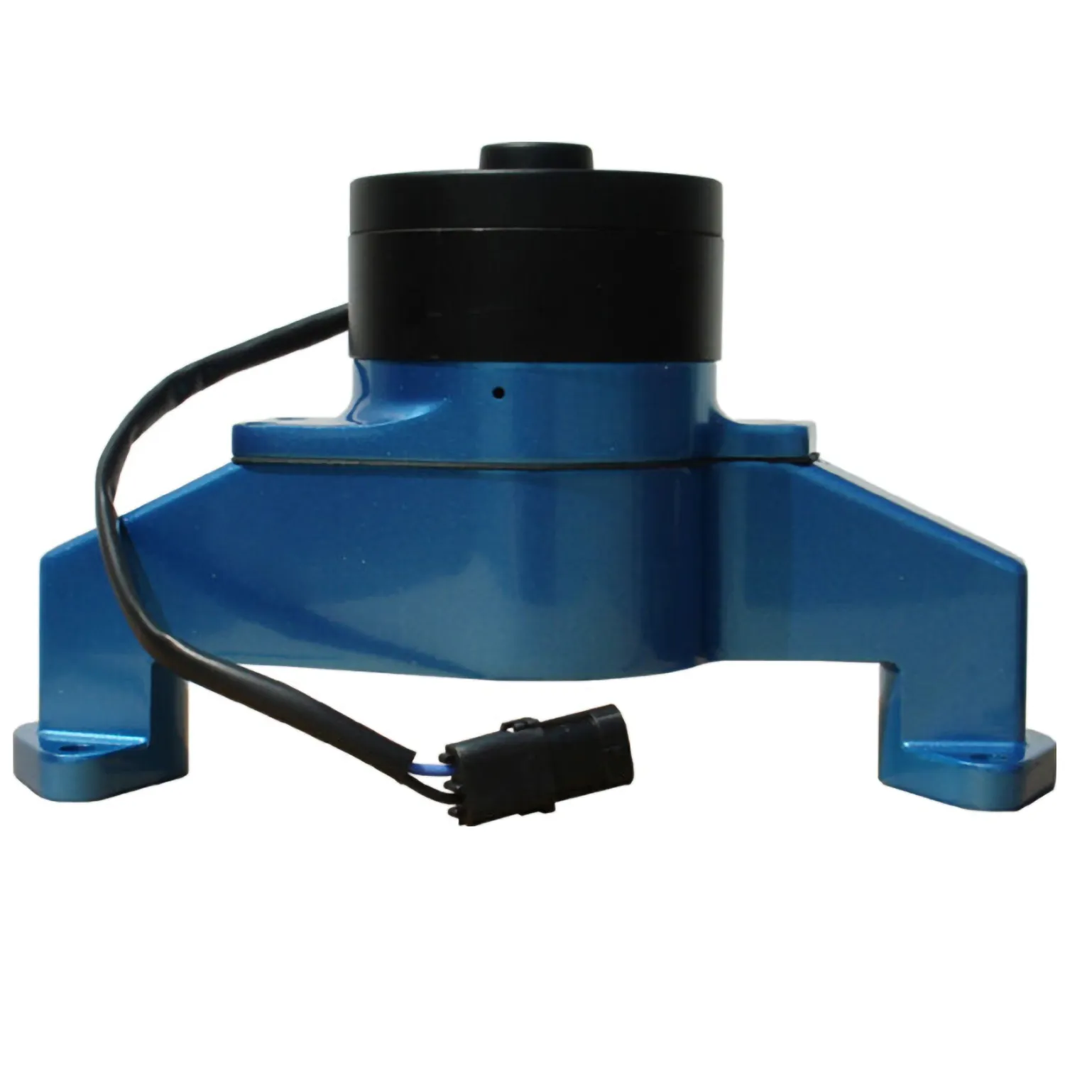 Proform Electric Water Pump - 1 in NPT Female Inlet - Adapter / Gaskets / Hardware - 6.000 in Height - Billet  - Blue Powder Coat - Big Block Chevy