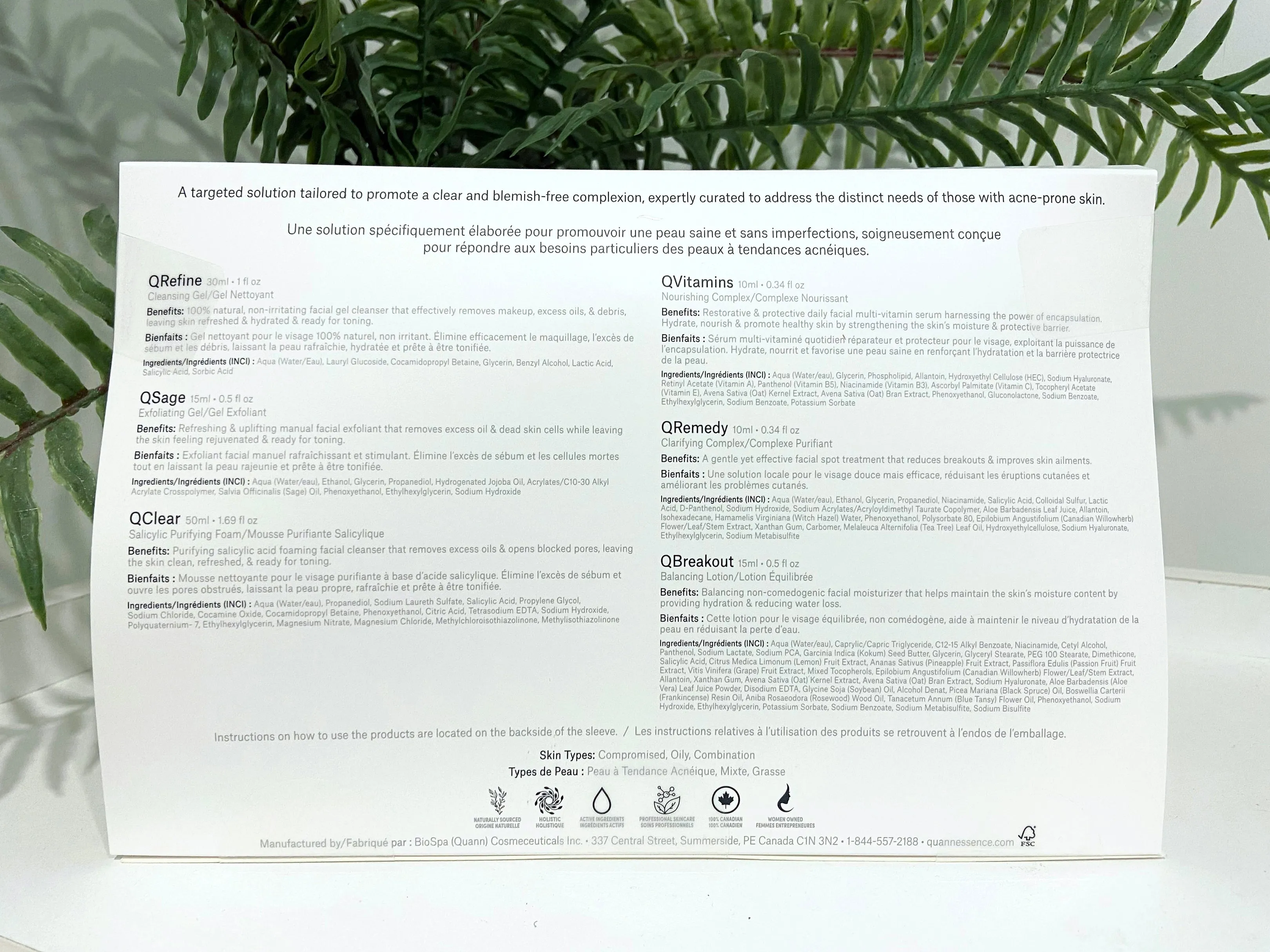 QBlemish Purifying Discovery Kit