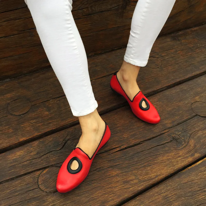 SS24 PEG Tomato | Leather Pumps