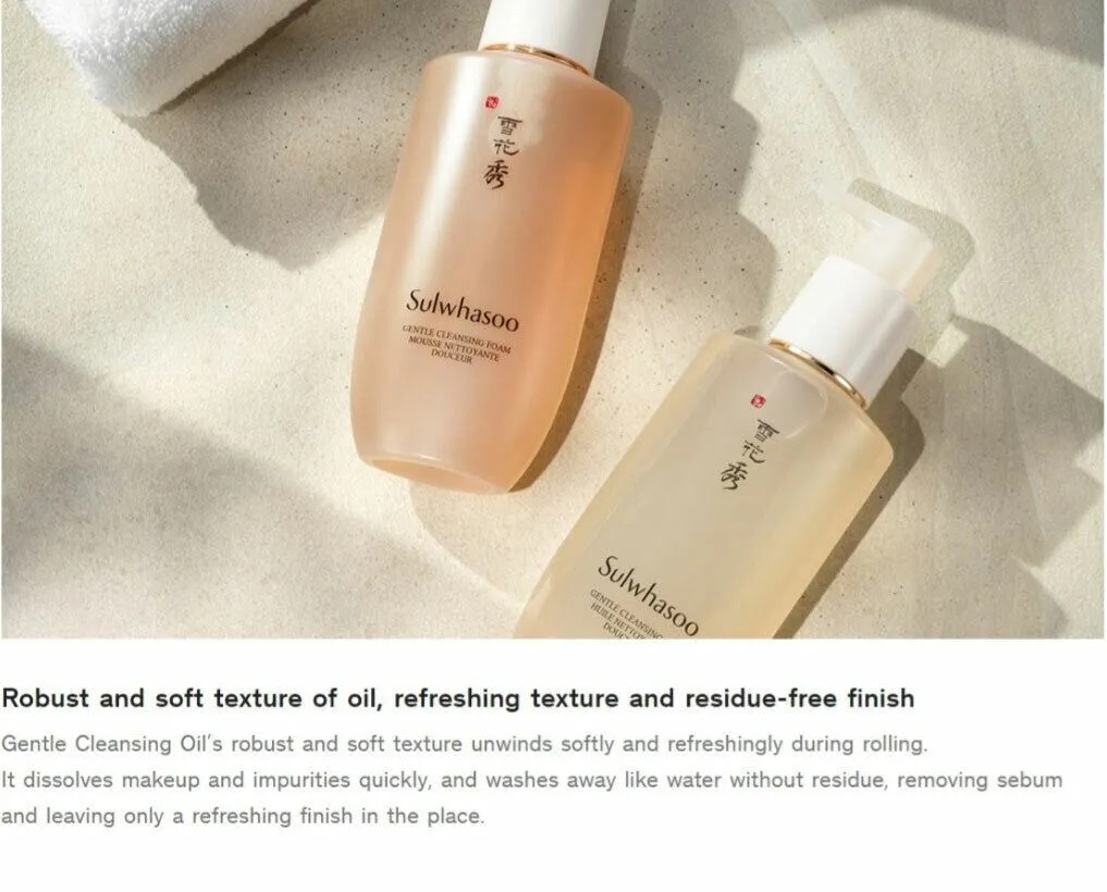 Sulwhasoo Gentle Cleansing Oil 200ml Overnight Vitalizing Mask EX 35mlx2EA/2.3oz