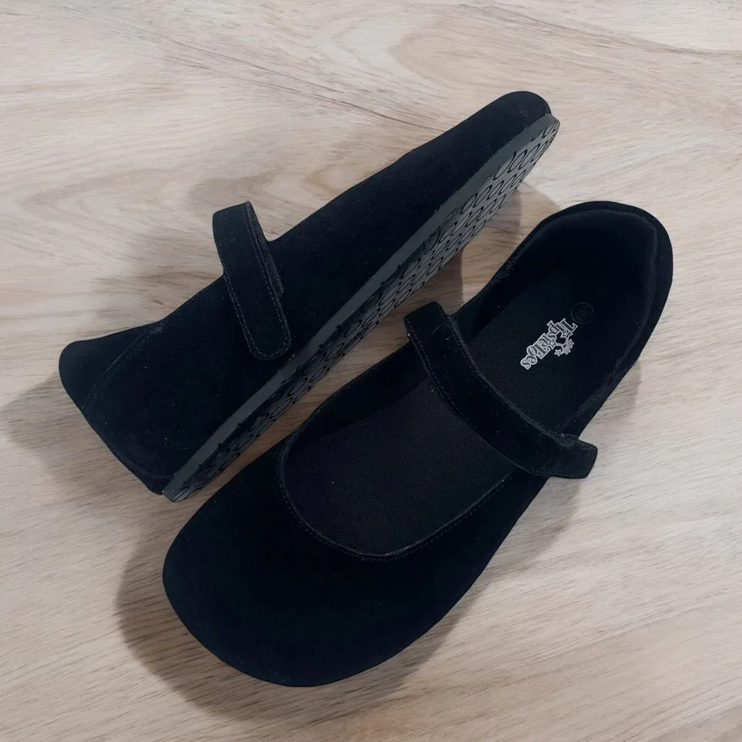 Tipsietoes Barefoot Suede Flats – Designed for Healthy Feet