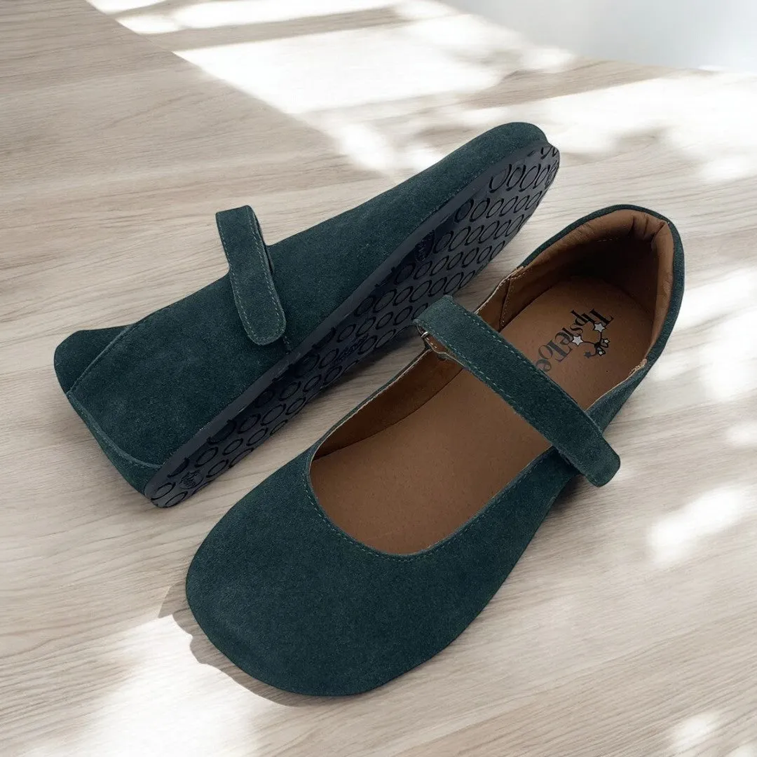 Tipsietoes Barefoot Suede Flats – Designed for Healthy Feet