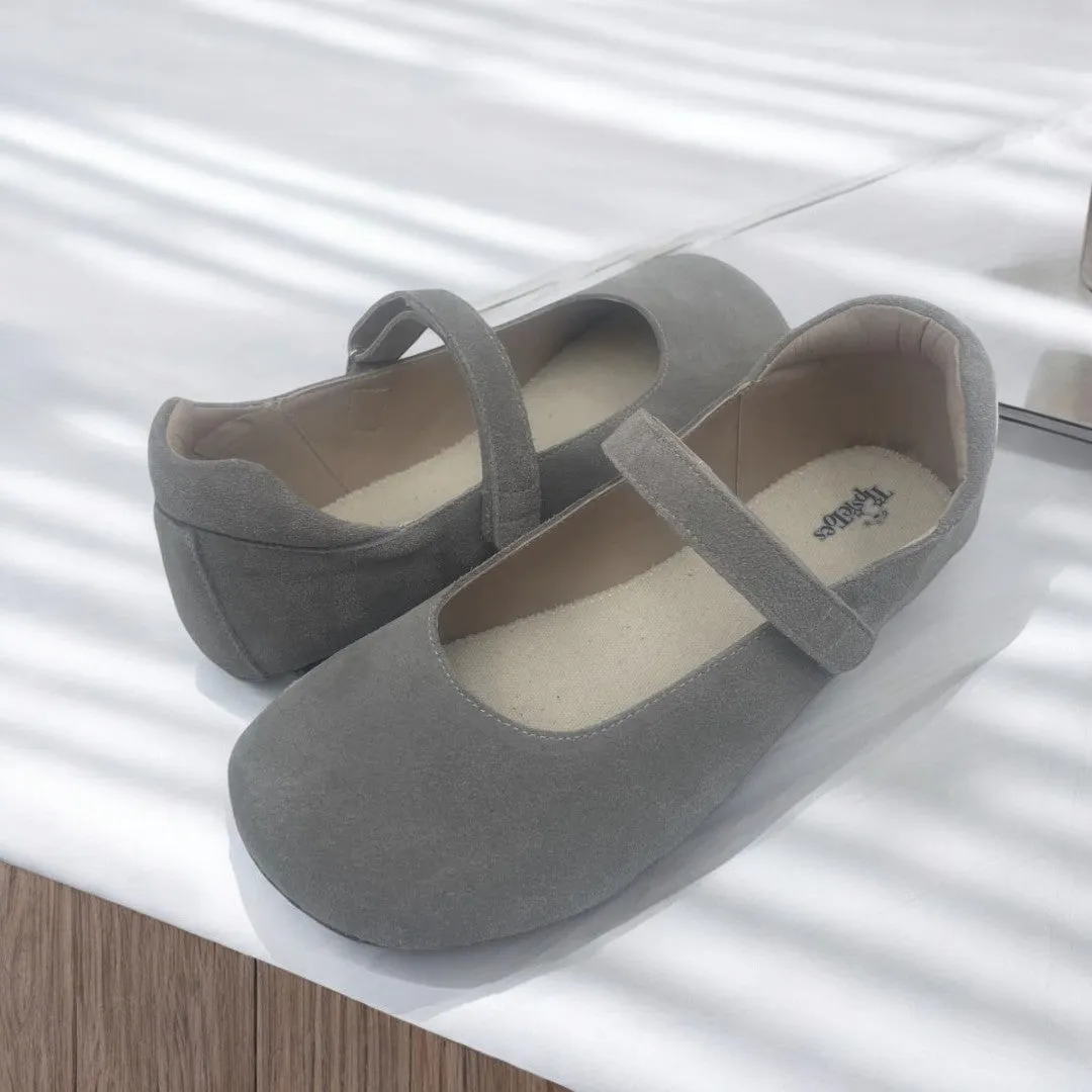 Tipsietoes Barefoot Suede Flats – Designed for Healthy Feet
