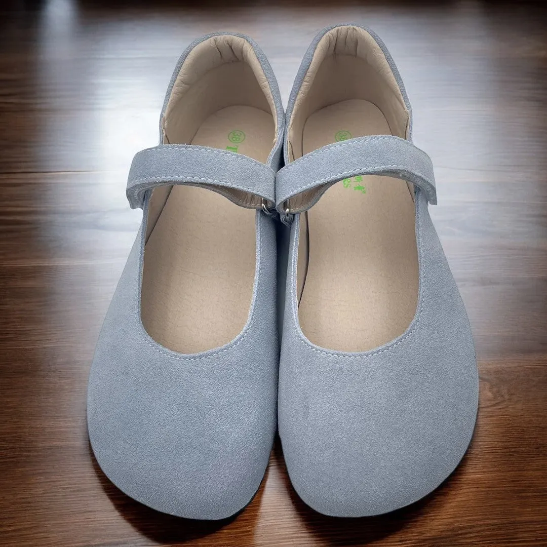 Tipsietoes Barefoot Suede Flats – Designed for Healthy Feet