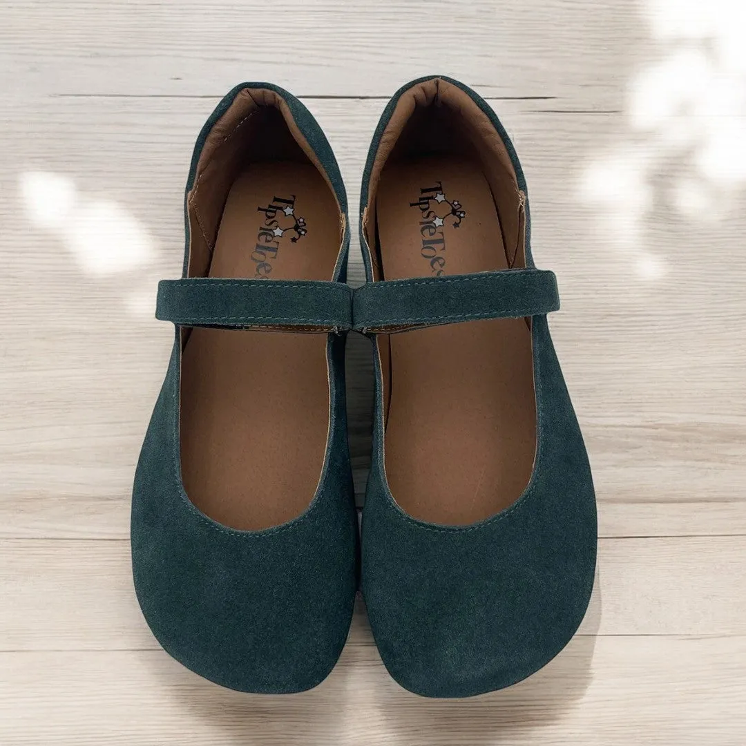 Tipsietoes Barefoot Suede Flats – Designed for Healthy Feet