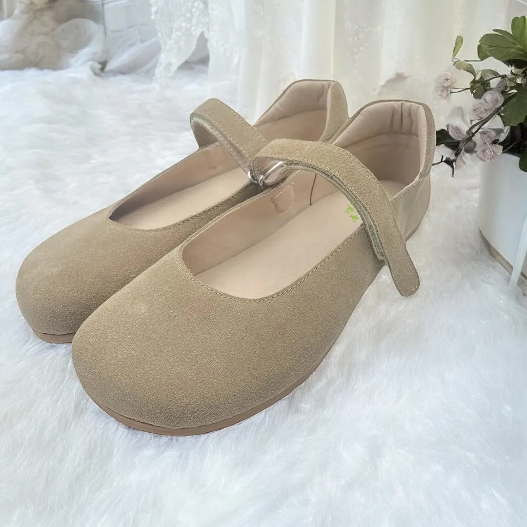 Tipsietoes Barefoot Suede Flats – Designed for Healthy Feet