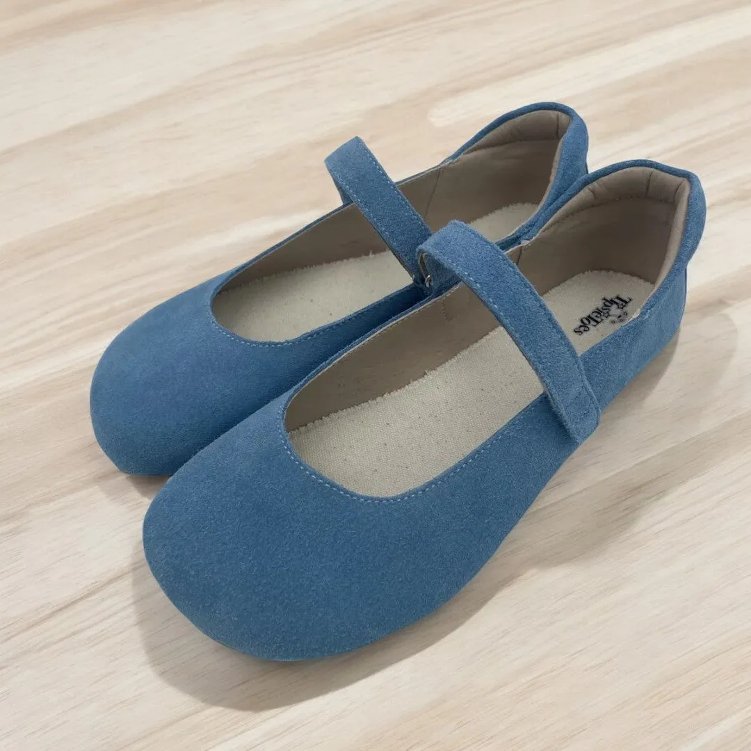 Tipsietoes Barefoot Suede Flats – Designed for Healthy Feet