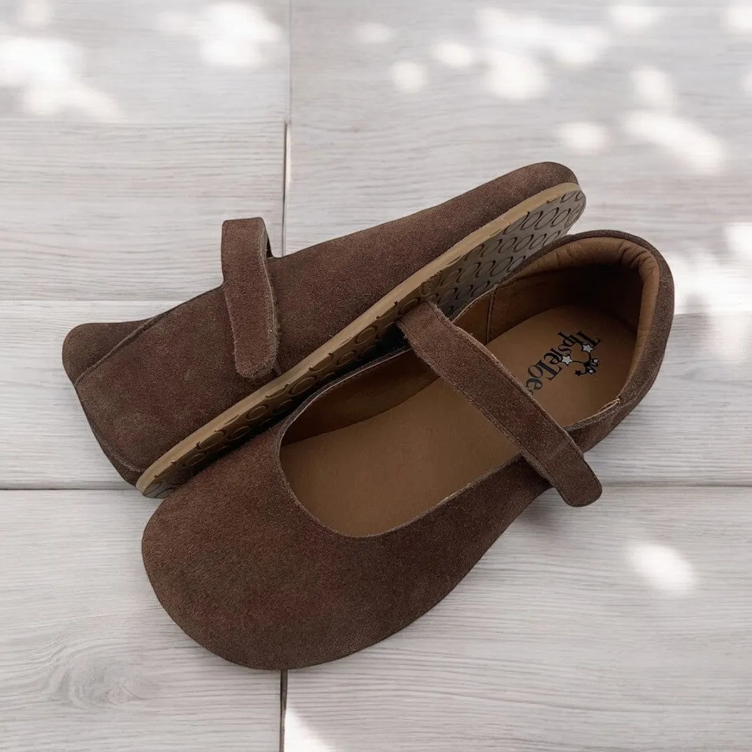 Tipsietoes Barefoot Suede Flats – Designed for Healthy Feet