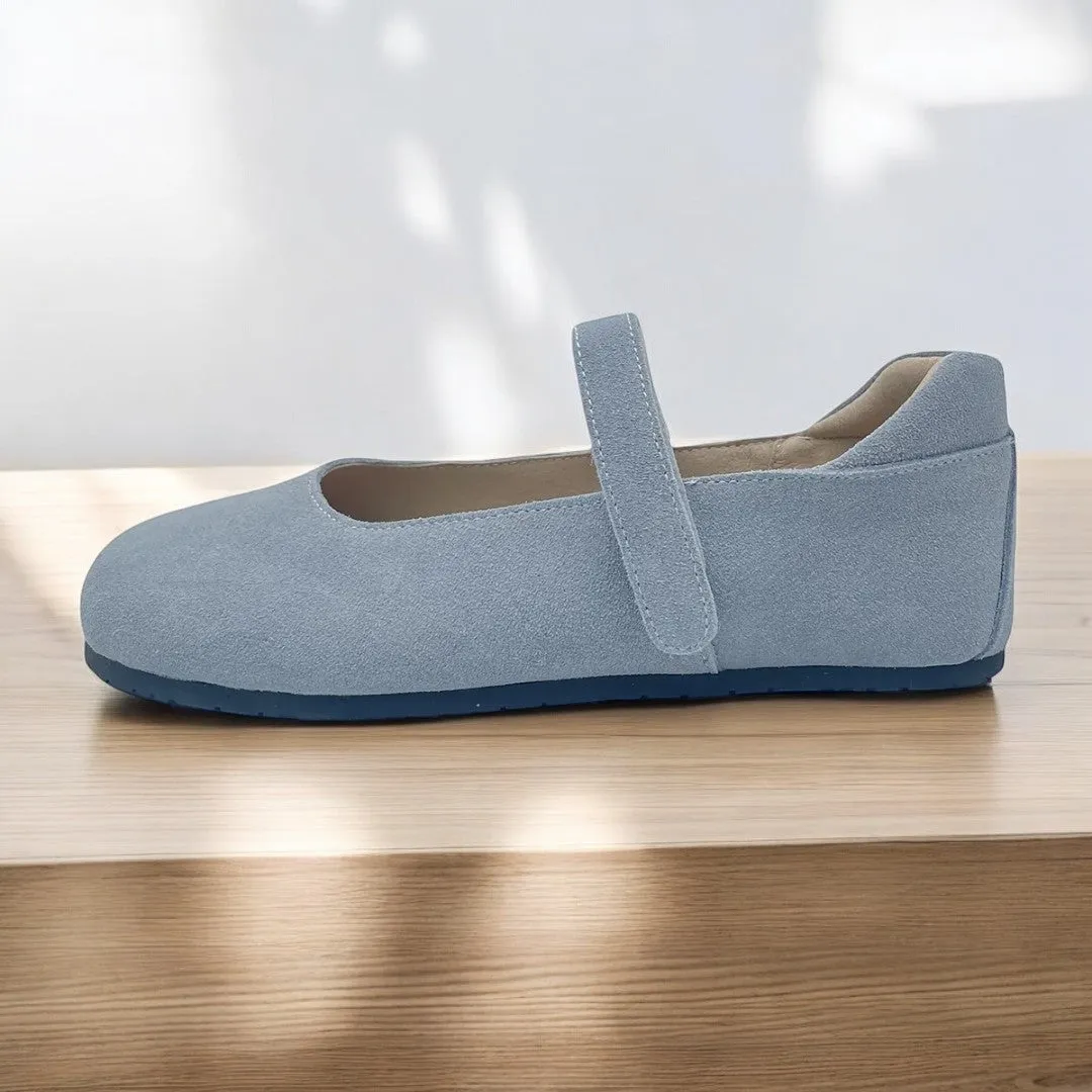Tipsietoes Barefoot Suede Flats – Designed for Healthy Feet