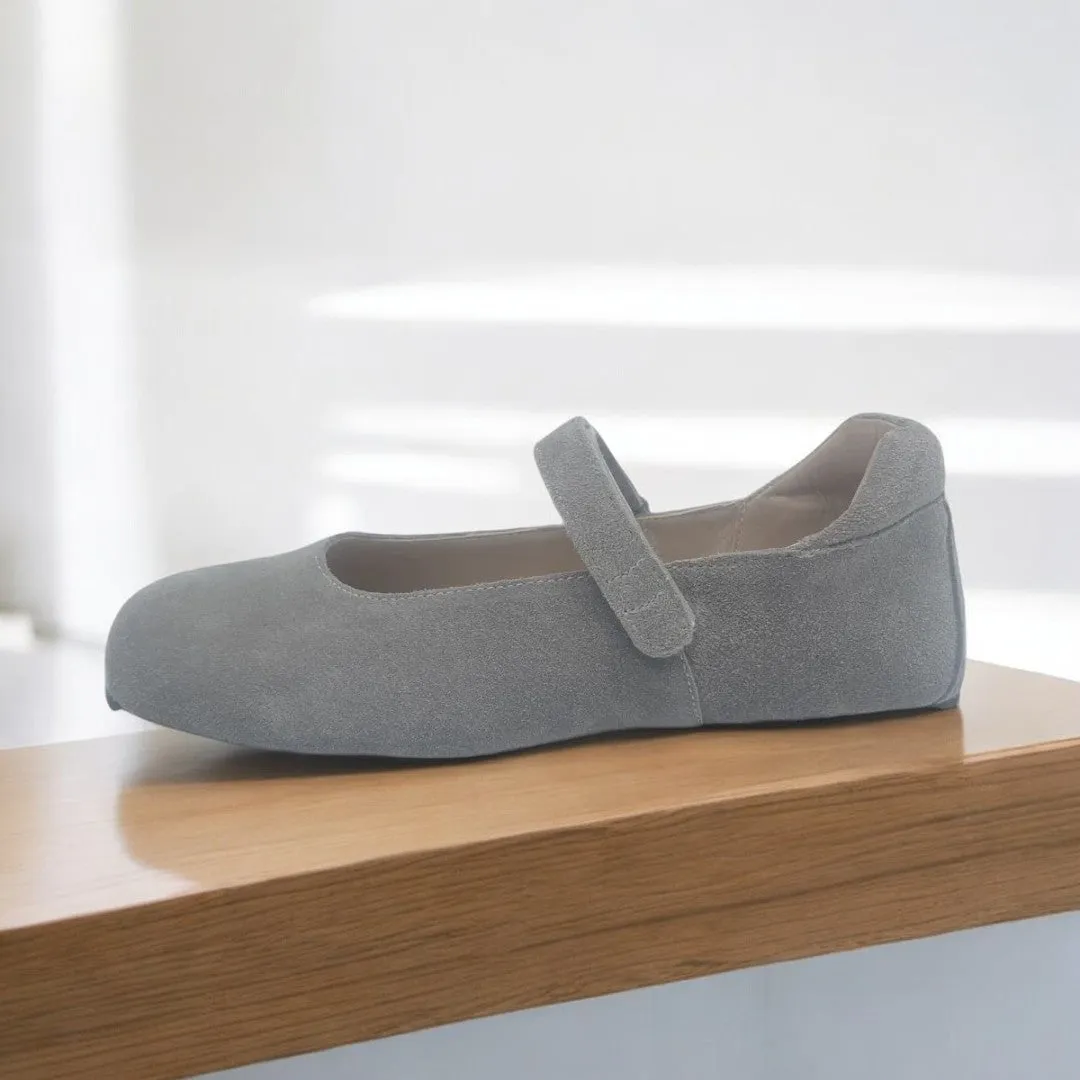 Tipsietoes Barefoot Suede Flats – Designed for Healthy Feet