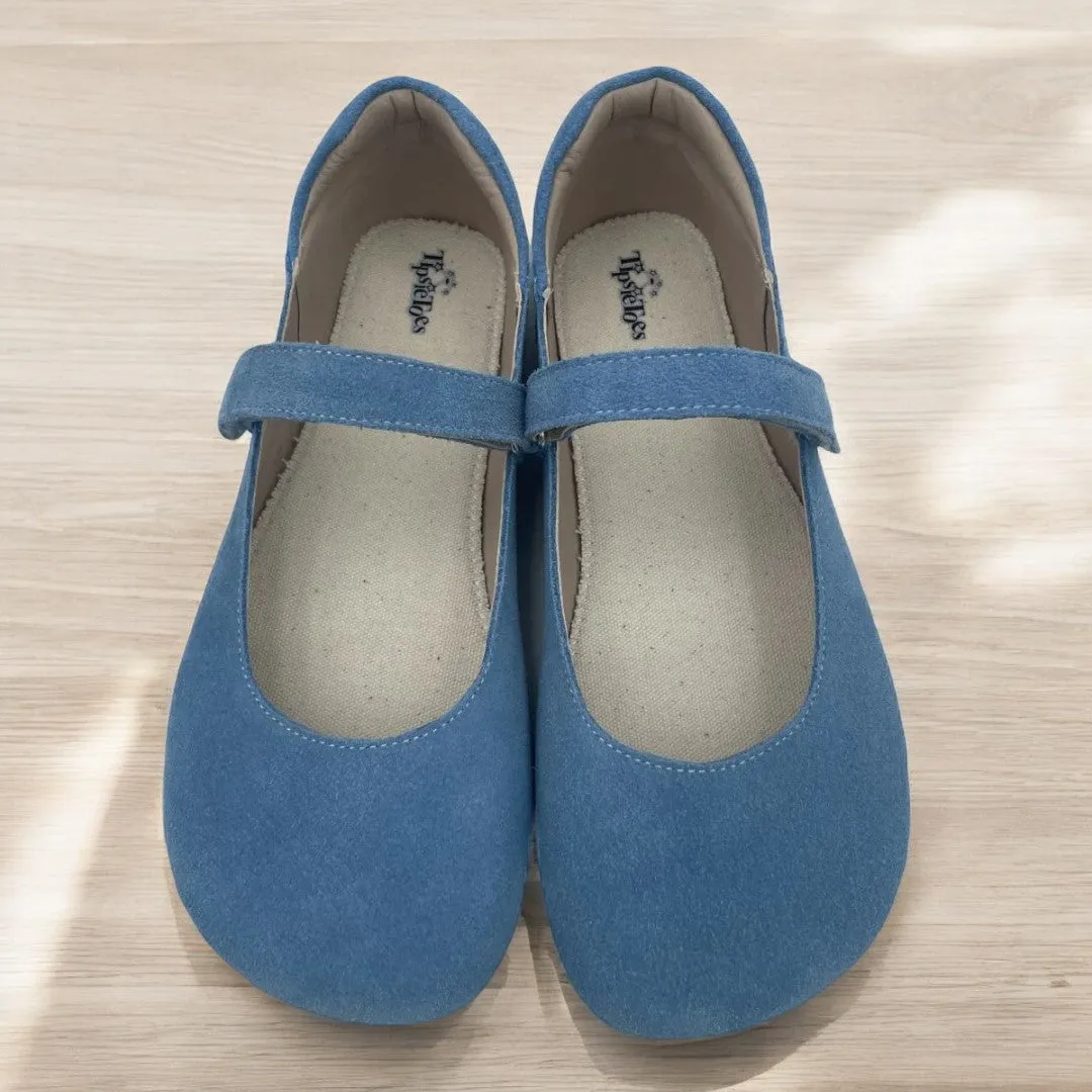 Tipsietoes Barefoot Suede Flats – Designed for Healthy Feet