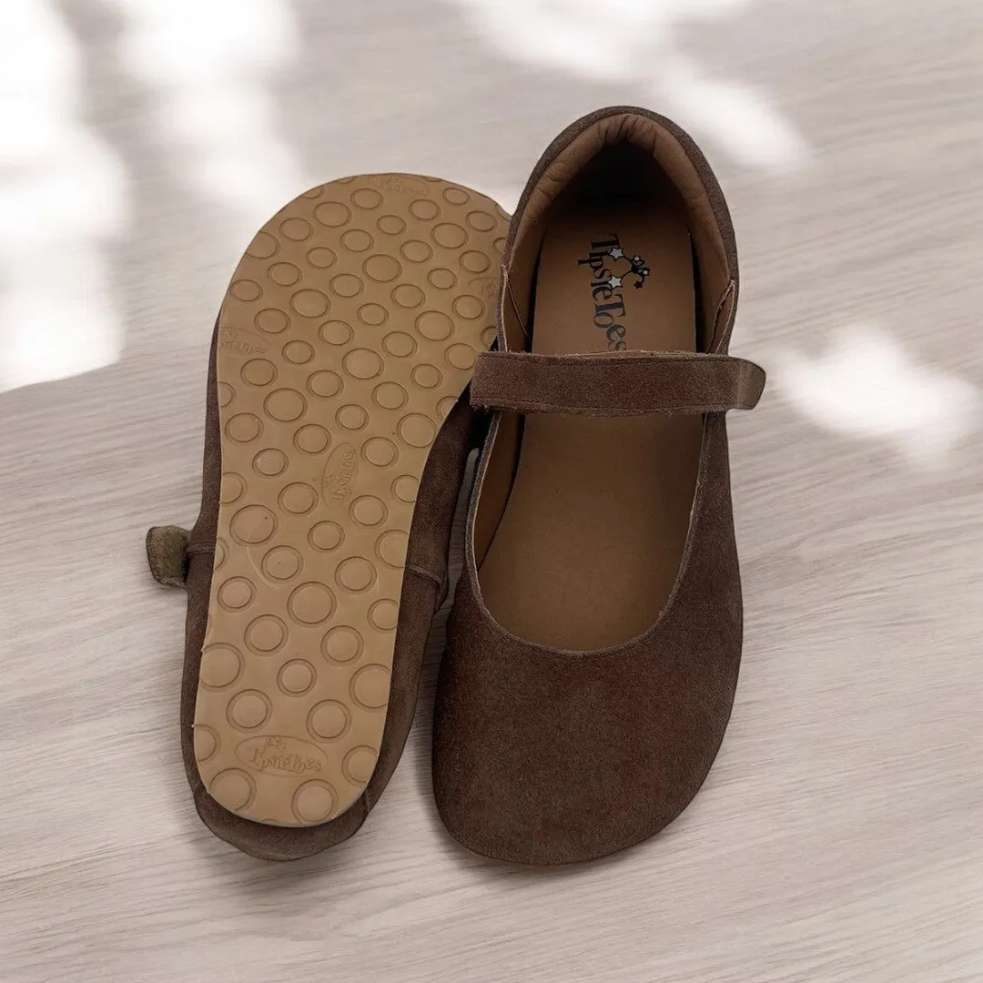 Tipsietoes Barefoot Suede Flats – Designed for Healthy Feet