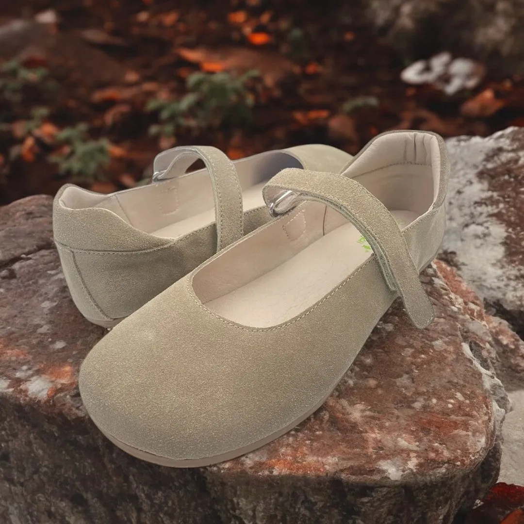 Tipsietoes Barefoot Suede Flats – Designed for Healthy Feet