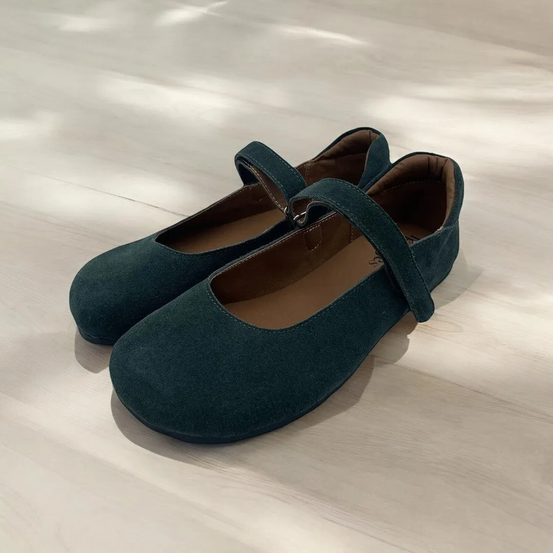 Tipsietoes Barefoot Suede Flats – Designed for Healthy Feet