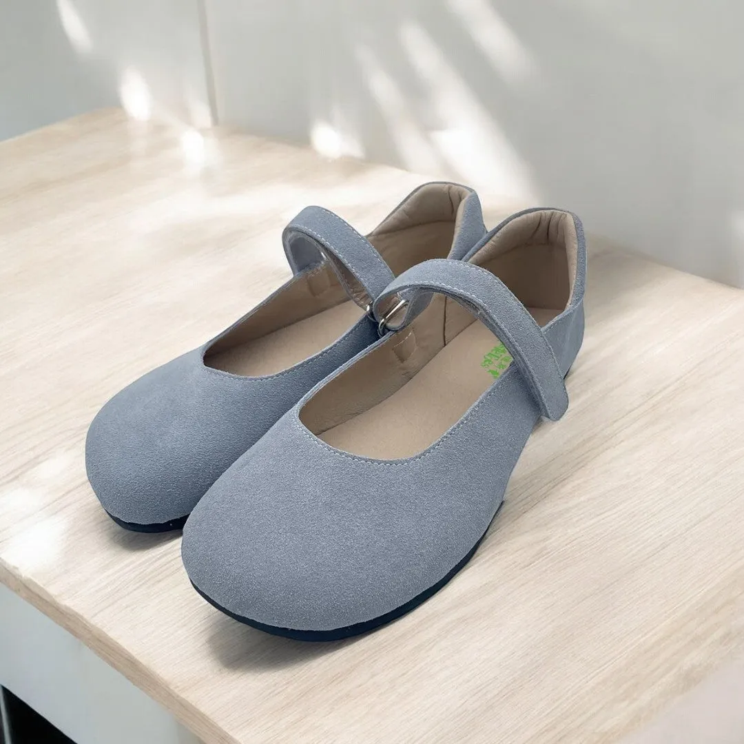 Tipsietoes Barefoot Suede Flats – Designed for Healthy Feet