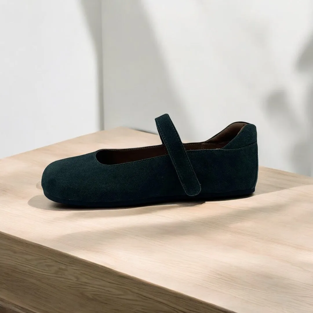 Tipsietoes Barefoot Suede Flats – Designed for Healthy Feet