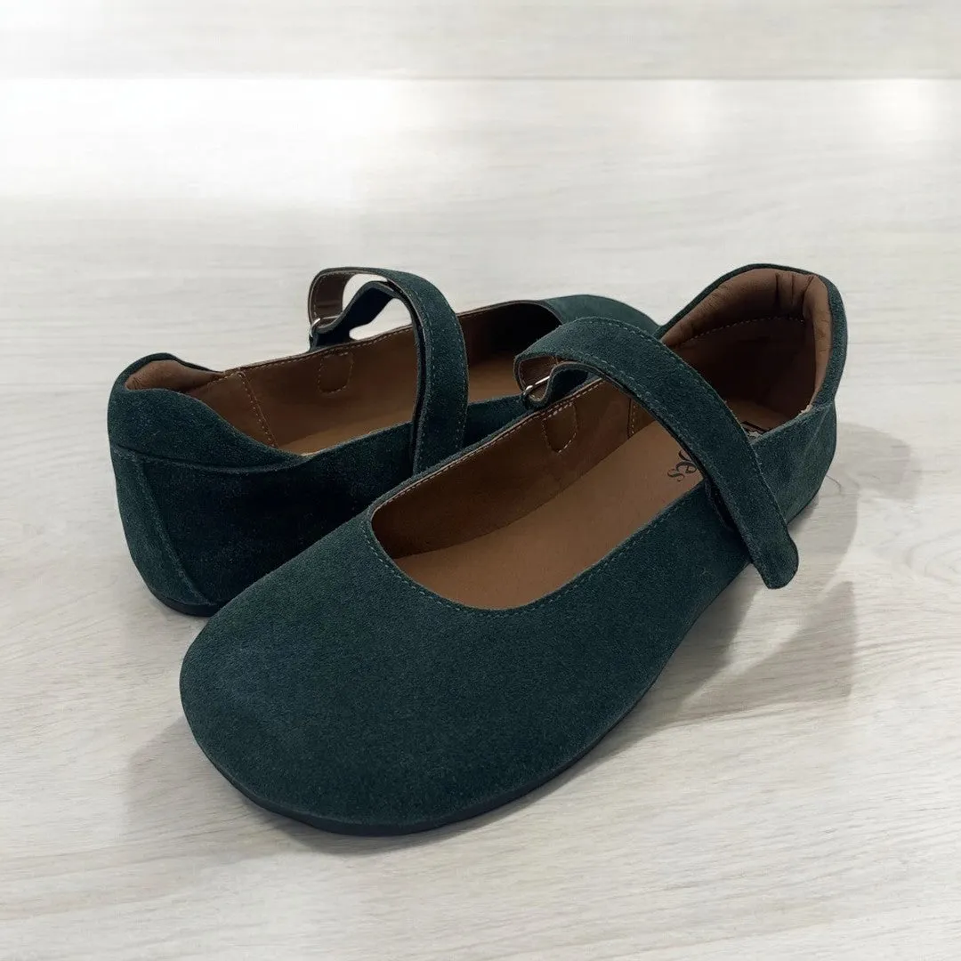 Tipsietoes Barefoot Suede Flats – Designed for Healthy Feet
