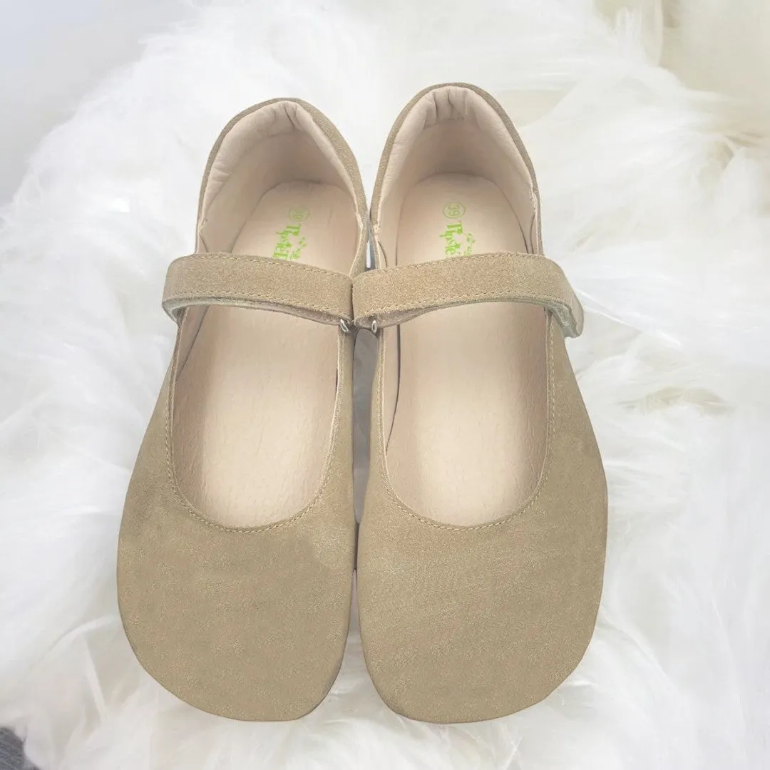 Tipsietoes Barefoot Suede Flats – Designed for Healthy Feet