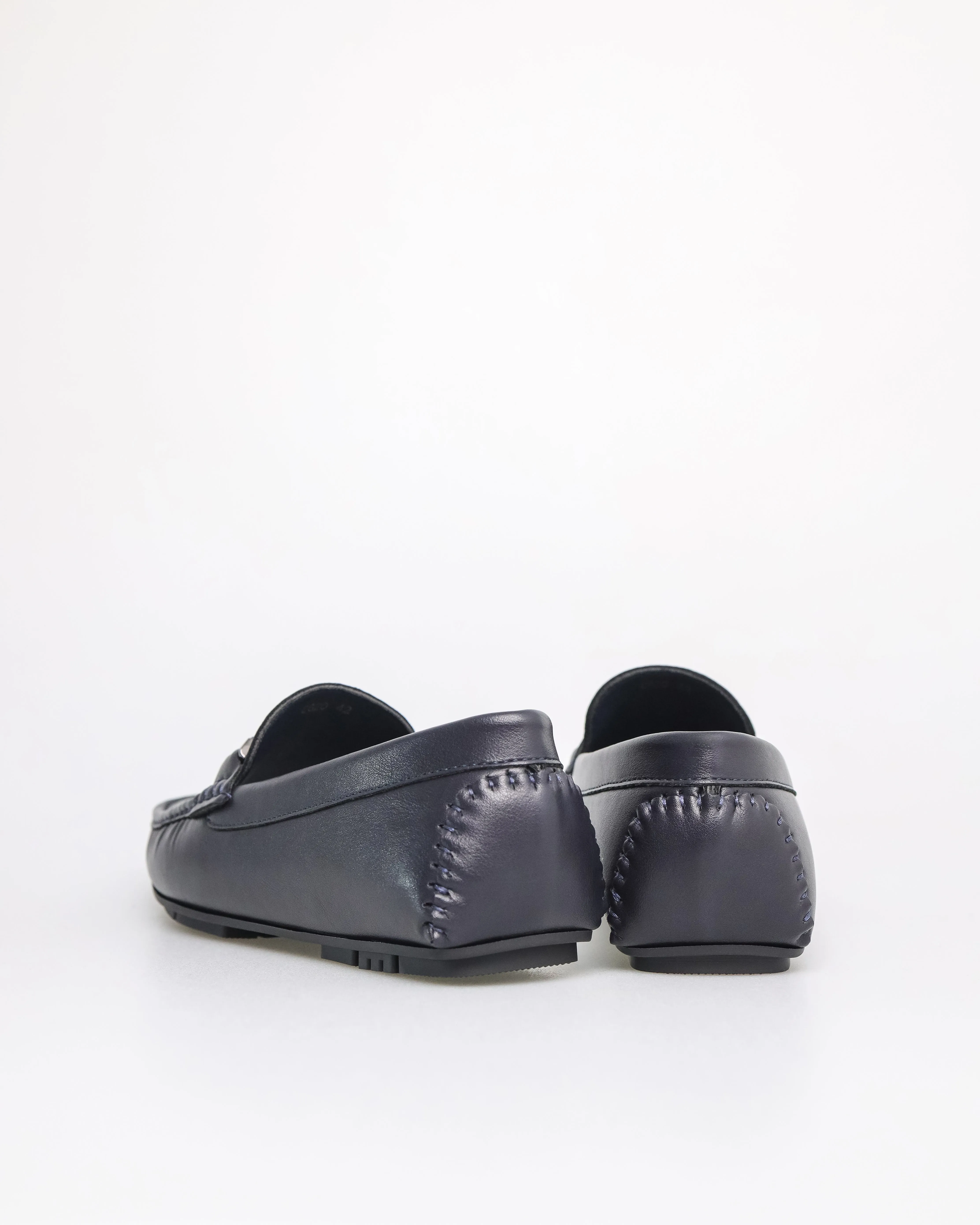 Tomaz C620 Men's Knit Accent Buckle Moccasins
