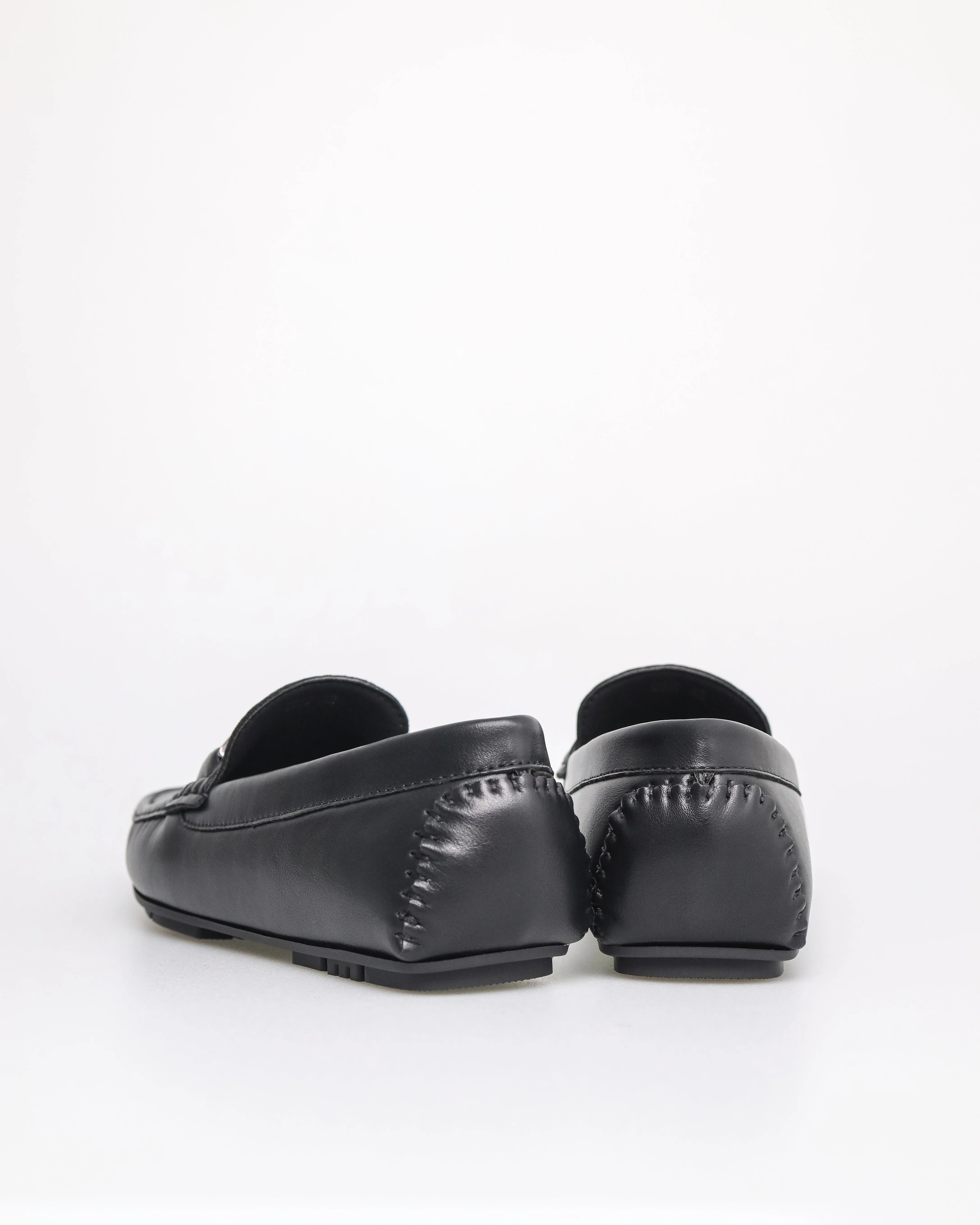 Tomaz C620 Men's Knit Accent Buckle Moccasins