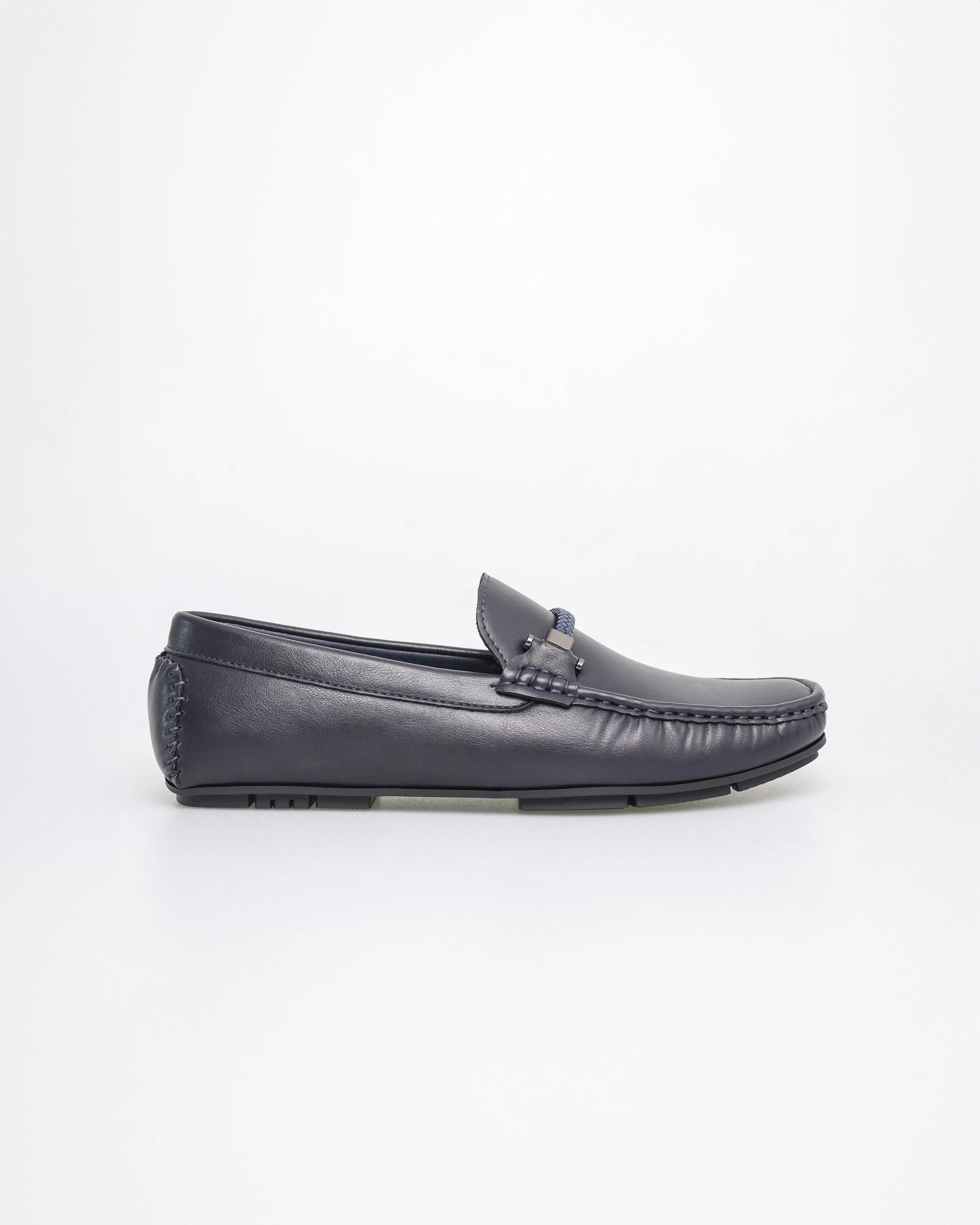 Tomaz C620 Men's Knit Accent Buckle Moccasins